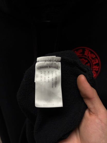 Chrome Hearts ‘Online Exclusive’ Red/Black Horseshoe Logo Hoodie