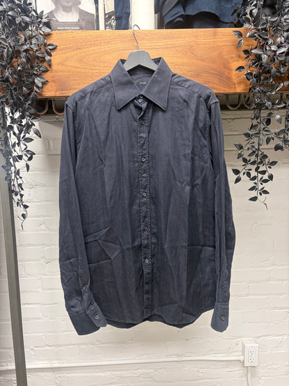 2000s Gucci Black Cotton Button Up Shirt