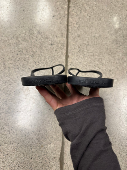 Rick Owens Open Toe Flip Flop Sandals