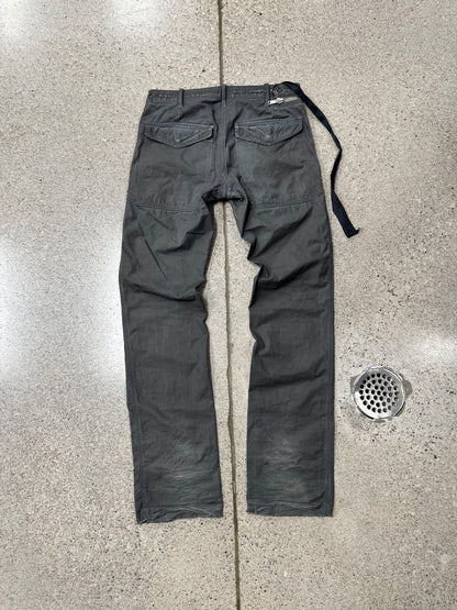 AW2009 Rick Owens Hogwash  ‘Aircut’ Dark Dust Denim
