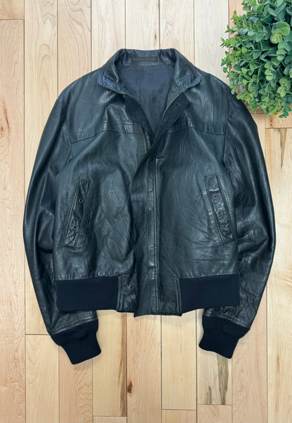 Yohji Yamamoto Y’s Kangaroo Leather Zip-Up Jacket
