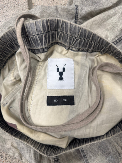 Rick Owens ‘Smoke Wash’ DRKSHDW Drop Crotch Pod Shorts