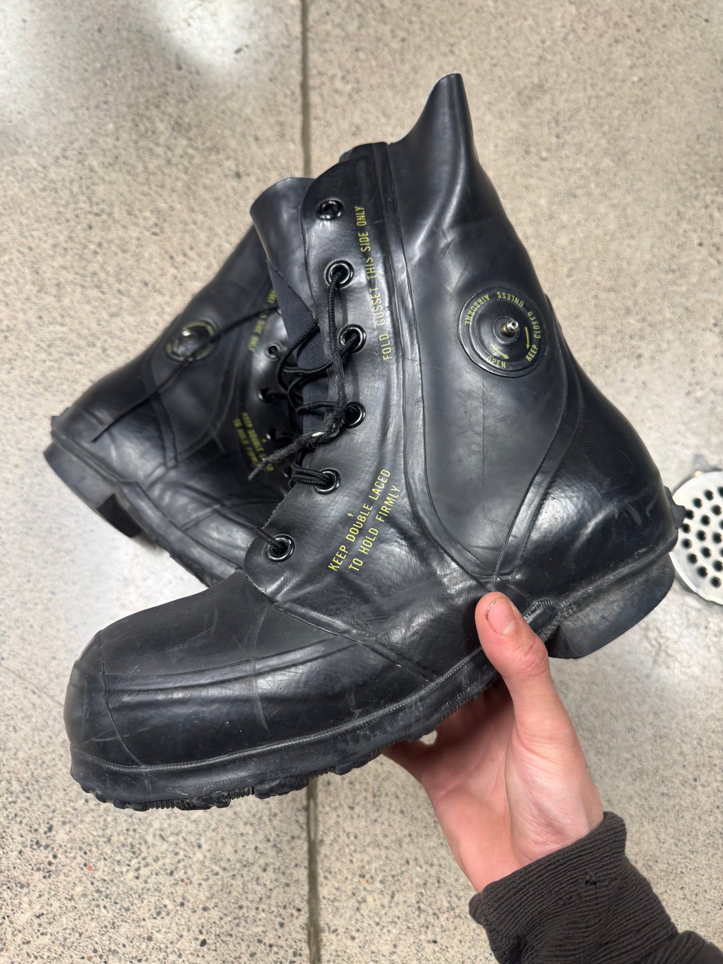 Vintage US Military Black Bunny Boots