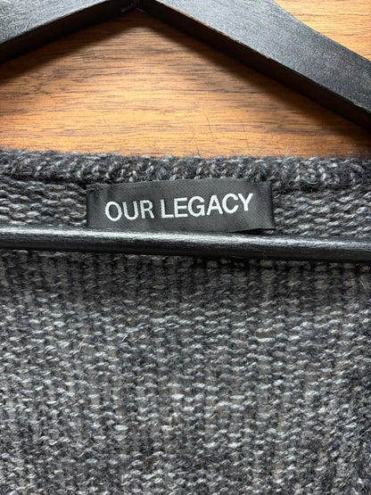 Our Legacy Black/Grey ‘Academy Cardigan’