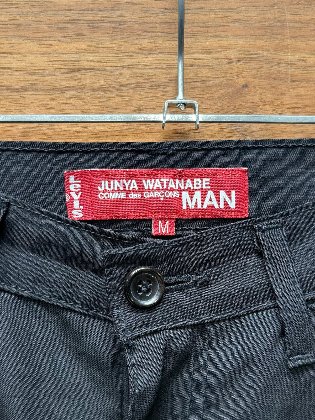 SS2002 Junya Watanabe x Levi’s ‘Earth’s Parasites’ Poem Black Trousers