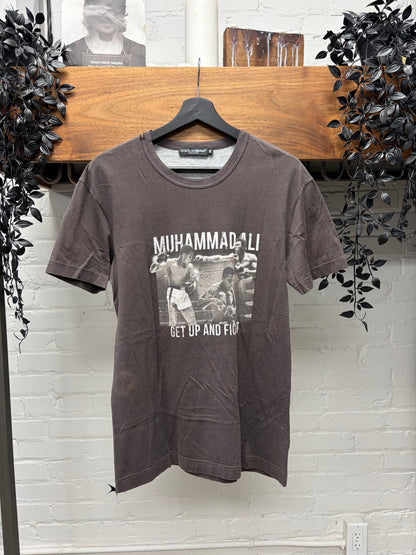 Vintage Dolce & Gabbana ‘Muhammad Ali’ Portrait Graphic T-Shirt