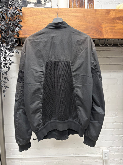 Damir Doma Black Mesh Back Lightweight Bomber Jacket