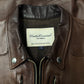 AW2007 Undercover Brown Lambskin Leather Worker’s Jacket