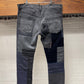 2022 Junya Watanabe Black Patchwork Denim
