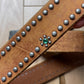 Tornado Mart Gemstone Studded Western Buckle Belt