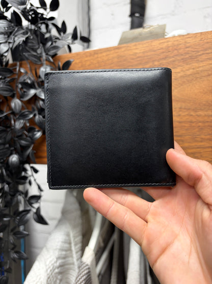 Alexander McQueen Black Leather Bifold Wallet