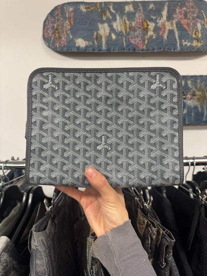 Goyard ‘Jouvence’ Grey Monogram Toiletry Bag