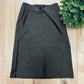 Prada Mid-Length Brown Silk Skirt