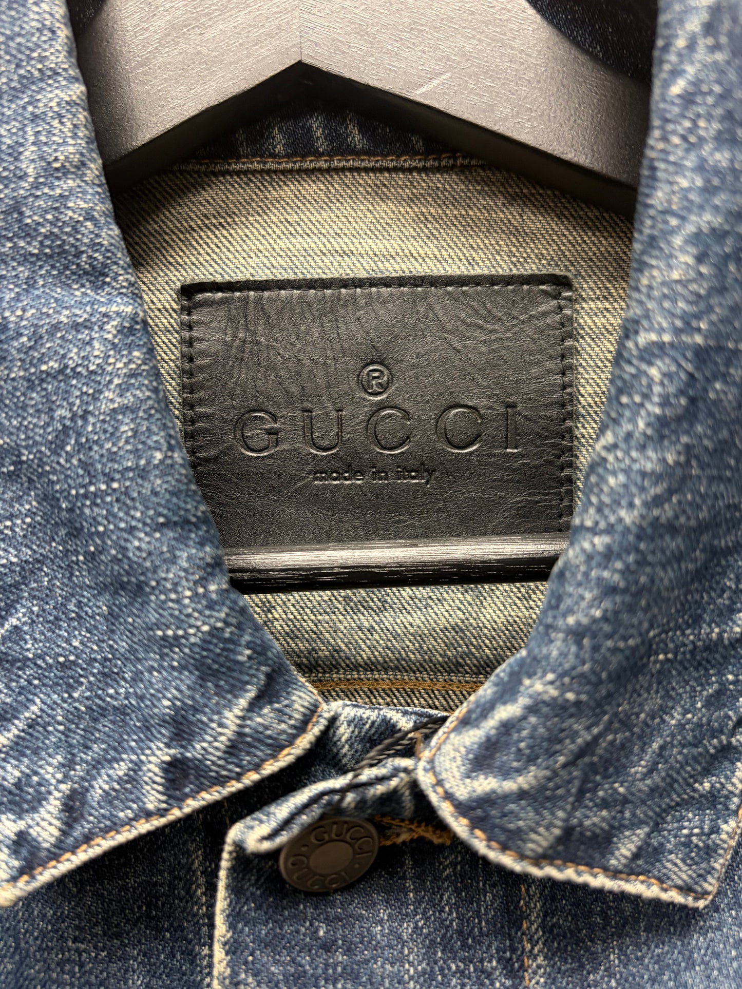 2000s Gucci Selvedge Denim Stripe Detailed ‘Type 1’ Inspired Jacket