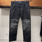 2018 Junya Watanabe Buckle-Back Ripstop Knee Panelled Denim