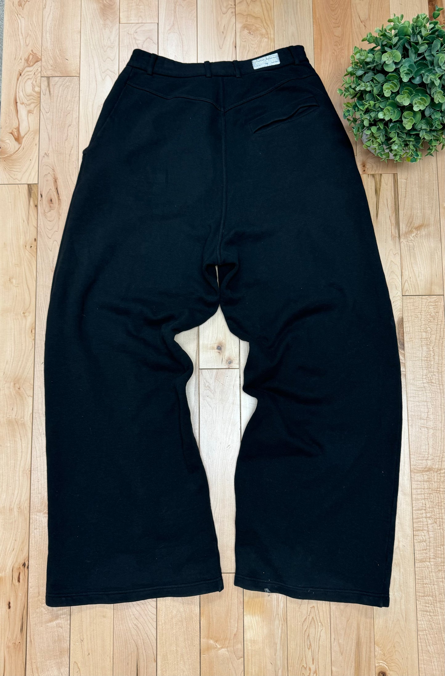 Martine Rose Wide Leg Black Formal Sweatpants