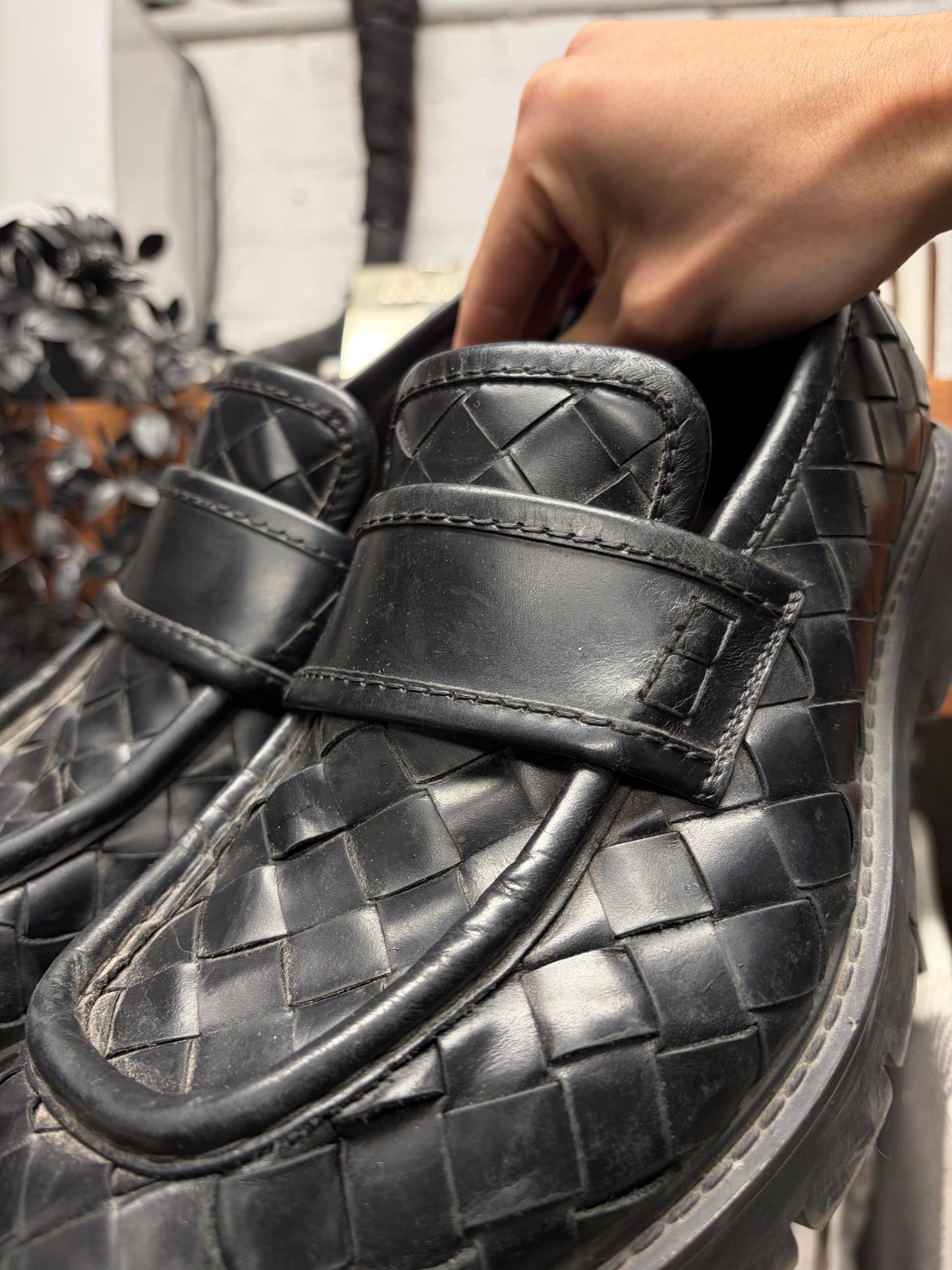 Bottega Veneta ‘Haddock’ Intrecciato Weave Loafers