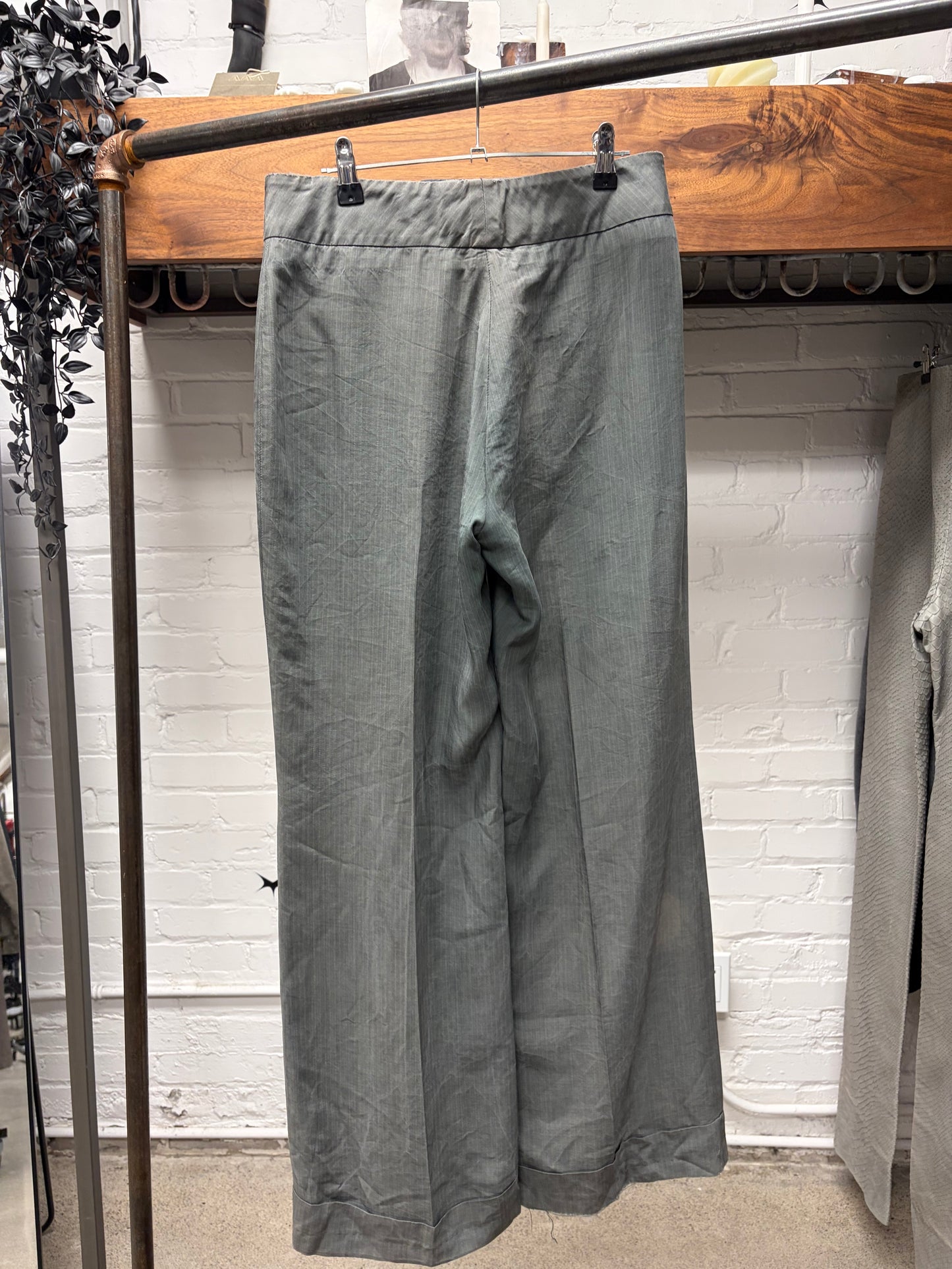 Vintage 90s Maison Margiela Blank Tag Wide Leg Trousers
