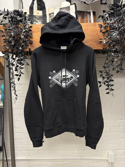 2019 Saint Laurent ‘Jardin Majorelle’ Black Pullover Hoodie