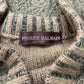 Vintage Balmain Heavyweight Wood Button Cardigan