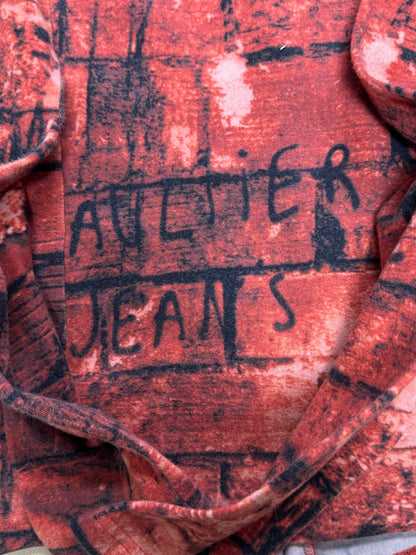 AW1997 Jean Paul Gaultier Homme ‘Fight Racism’ Brick Sweater