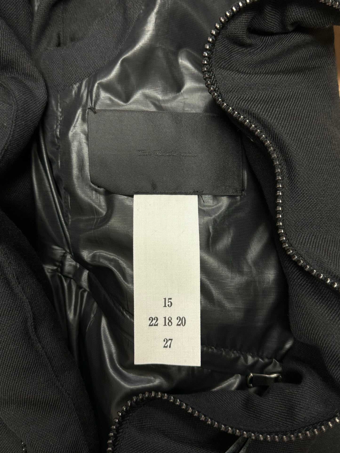 The Viridi-Anne Black Cross-Zip Puffer Vest