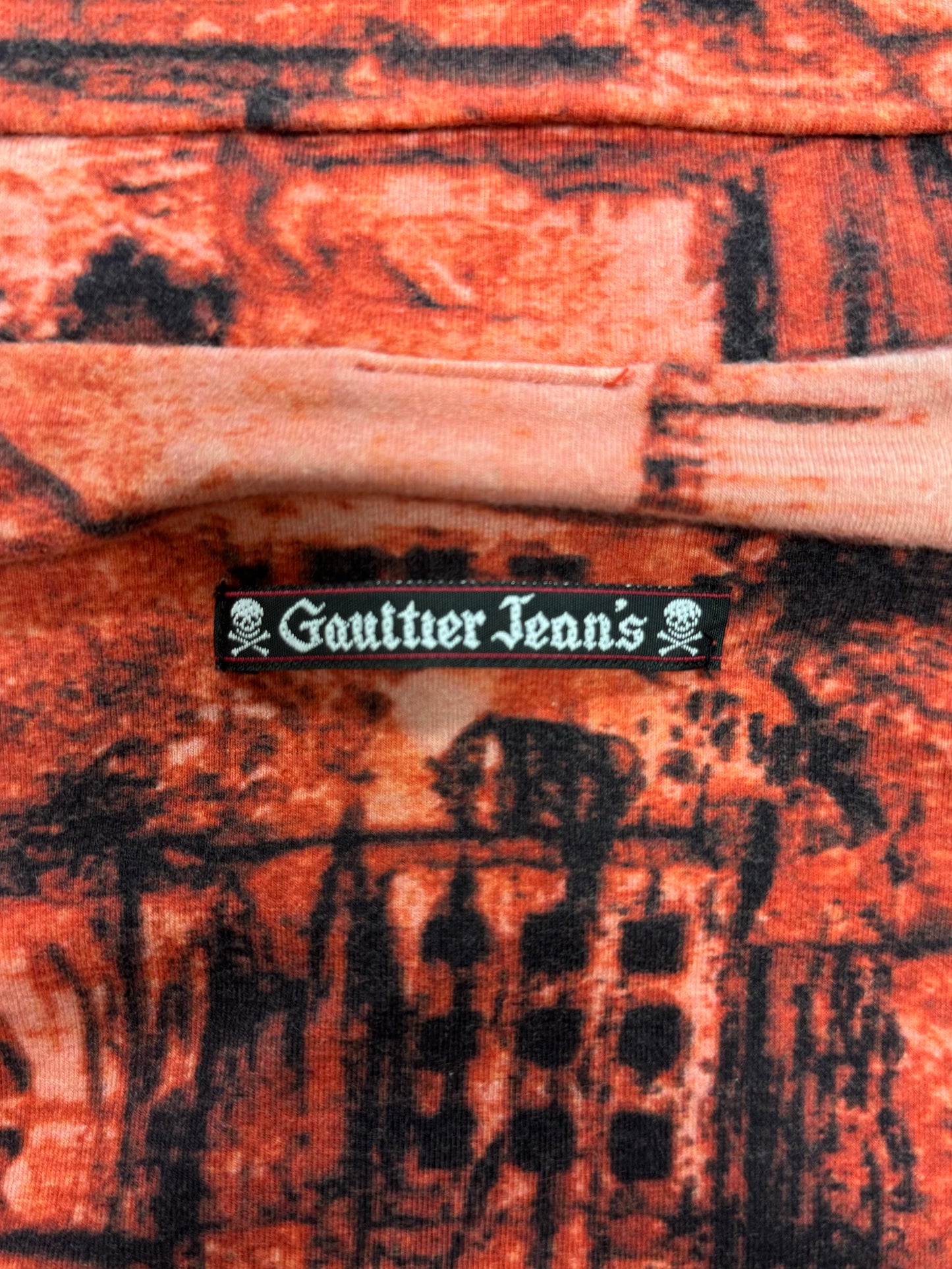 AW1997 Jean Paul Gaultier Homme ‘Fight Racism’ Brick Sweater