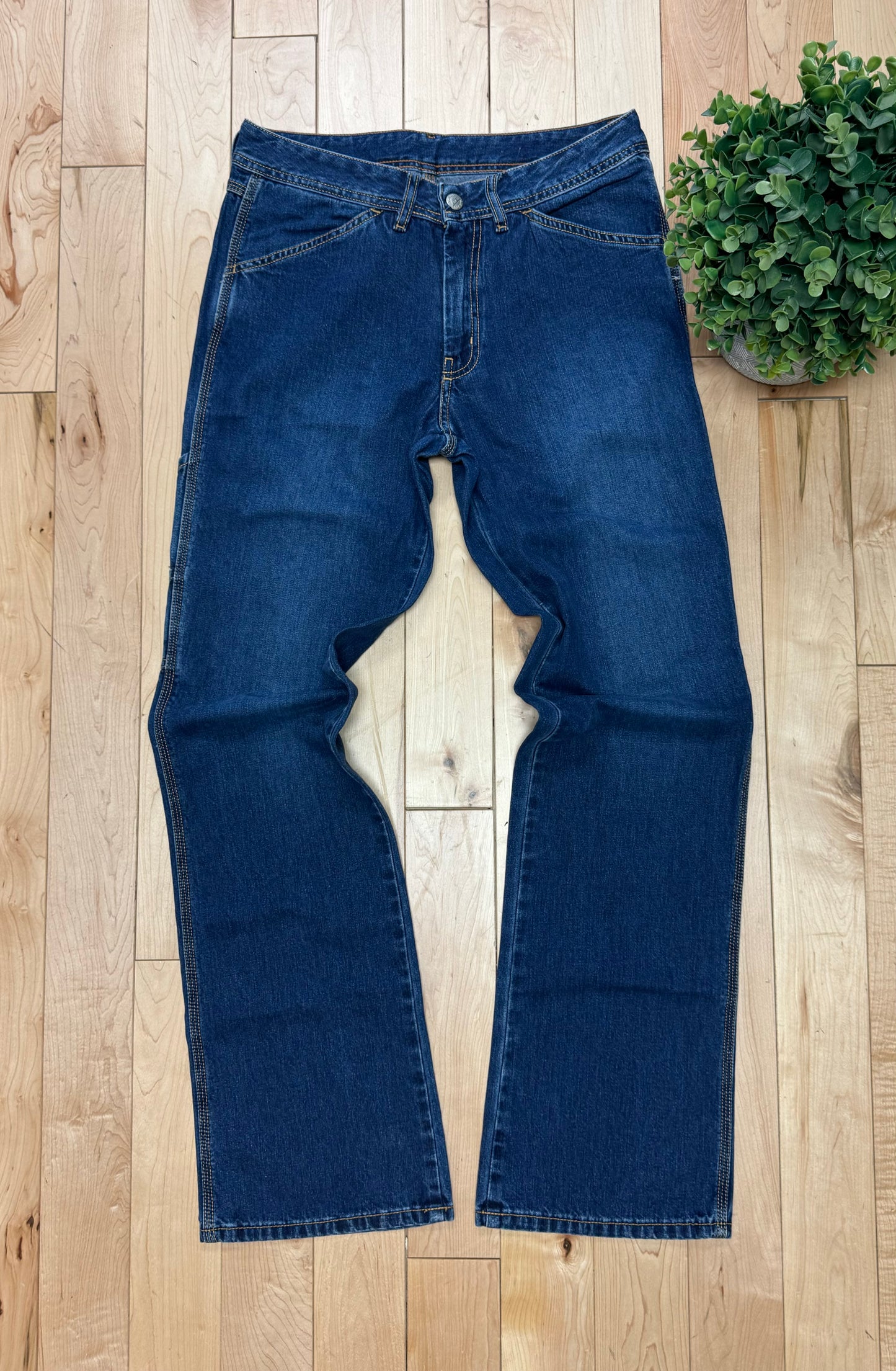 Diesel Blue Flared Carpenter Denim