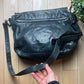 Balenciaga City Crossbody Gray Leather Flap Closure Sling Bag