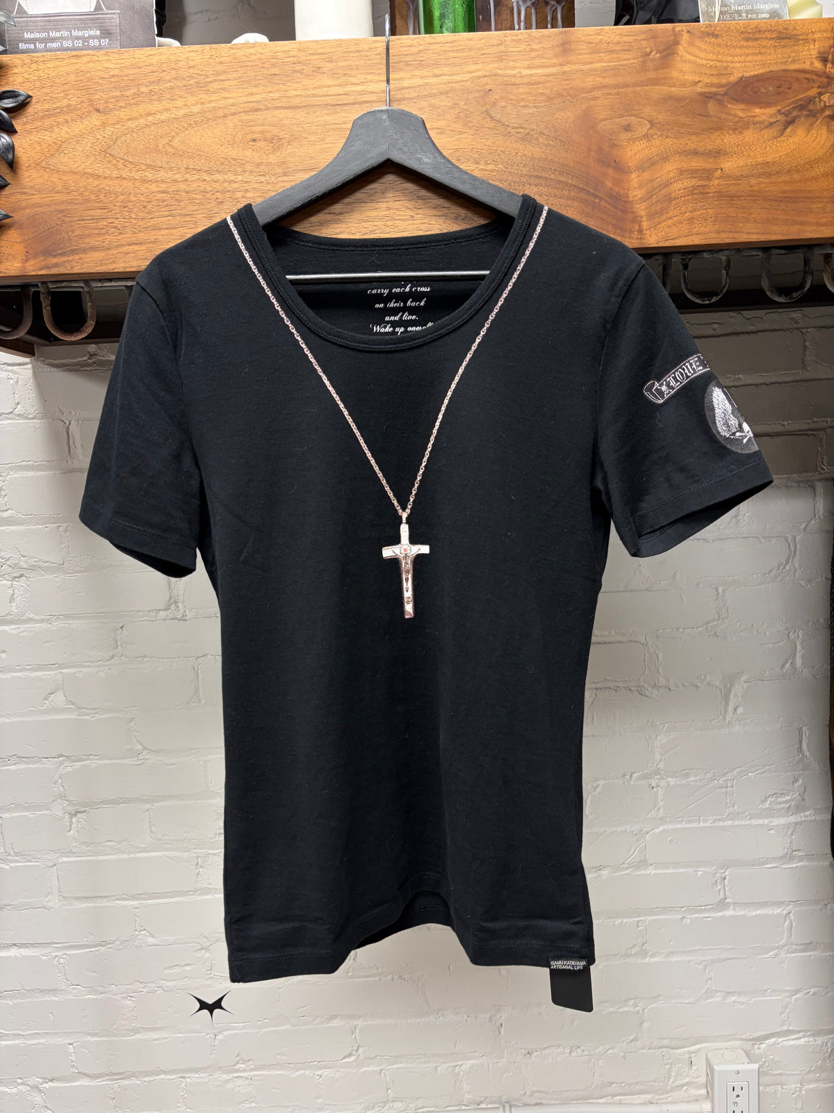 Isamu Katayama Backlash x Roen ‘Rosary’ Black Graphic T-Shirt