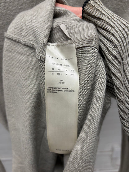 AW2018 Rick Owens ‘Sisyphus’ Pearl Layered Knit Sweater