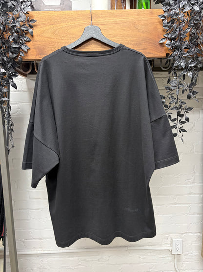 Alexander McQueen ‘Skull Print’ Black Cotton Short Sleeve Crewneck