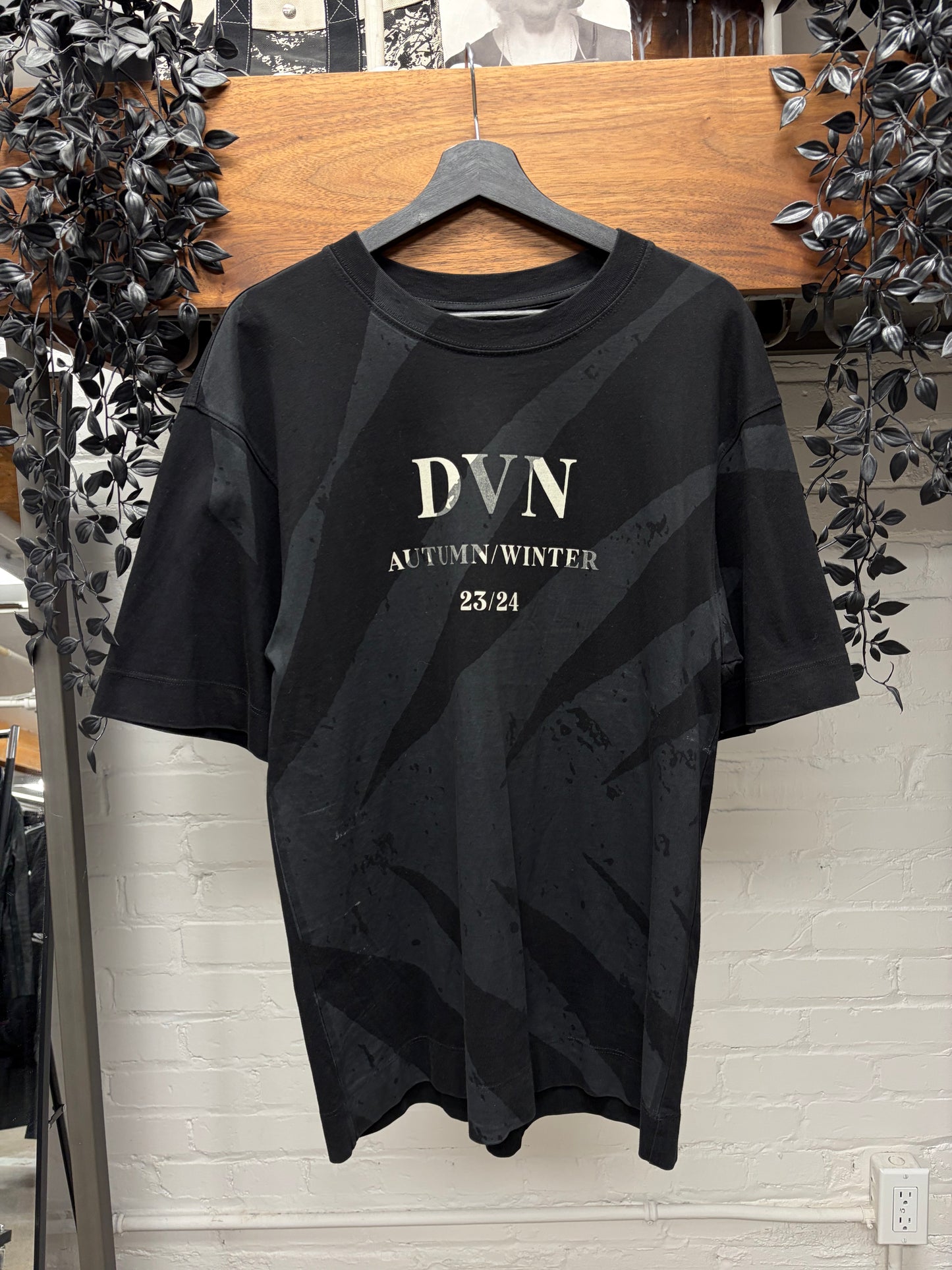 AW2023 Dries Van Noten Black ‘Collection’ T-Shirt