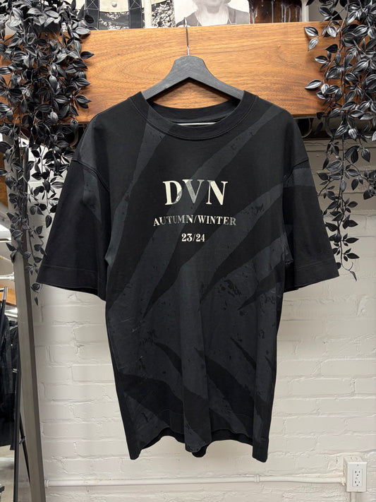 AW2023 Dries Van Noten Black ‘Collection’ T-Shirt