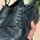 Burberry ‘Rayford’ Black Leather Brogue Derby Shoes