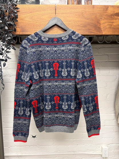 Vintage Yohji Yamamoto ‘Y’s’ Guitar Nordic Patterned Wool Knit Sweater
