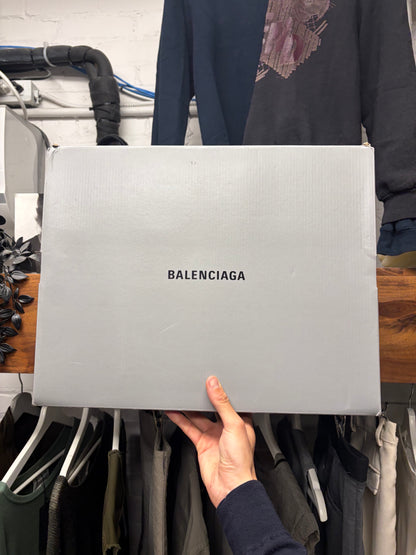 Balenciaga ‘Defender’ White Tire Track Low Top Sneakers