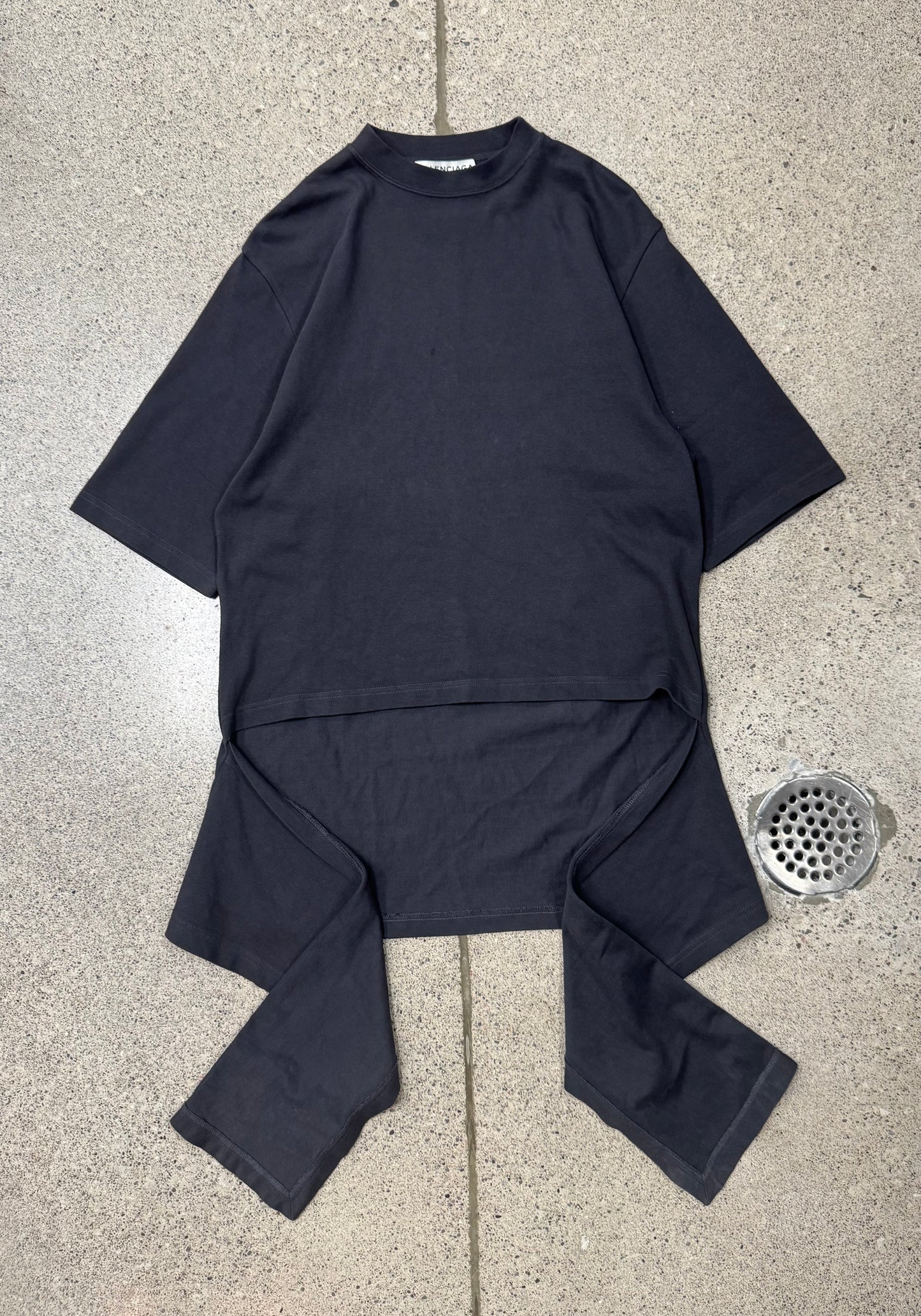 2016 Balenciaga by Demna Gvasalia ‘Deconstructed’ Layered Double Shirt