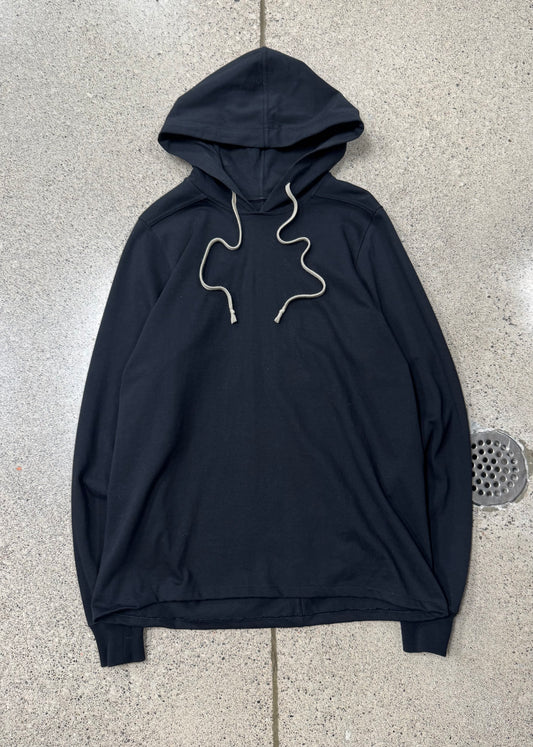 AW2021 Rick Owens ‘Gethsemane’ Black Pullover Hoodie