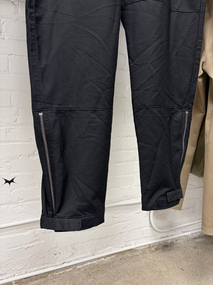 AW2017 Givenchy by Ricardo Tisci Black Zip Bottom-Hem Track Pants