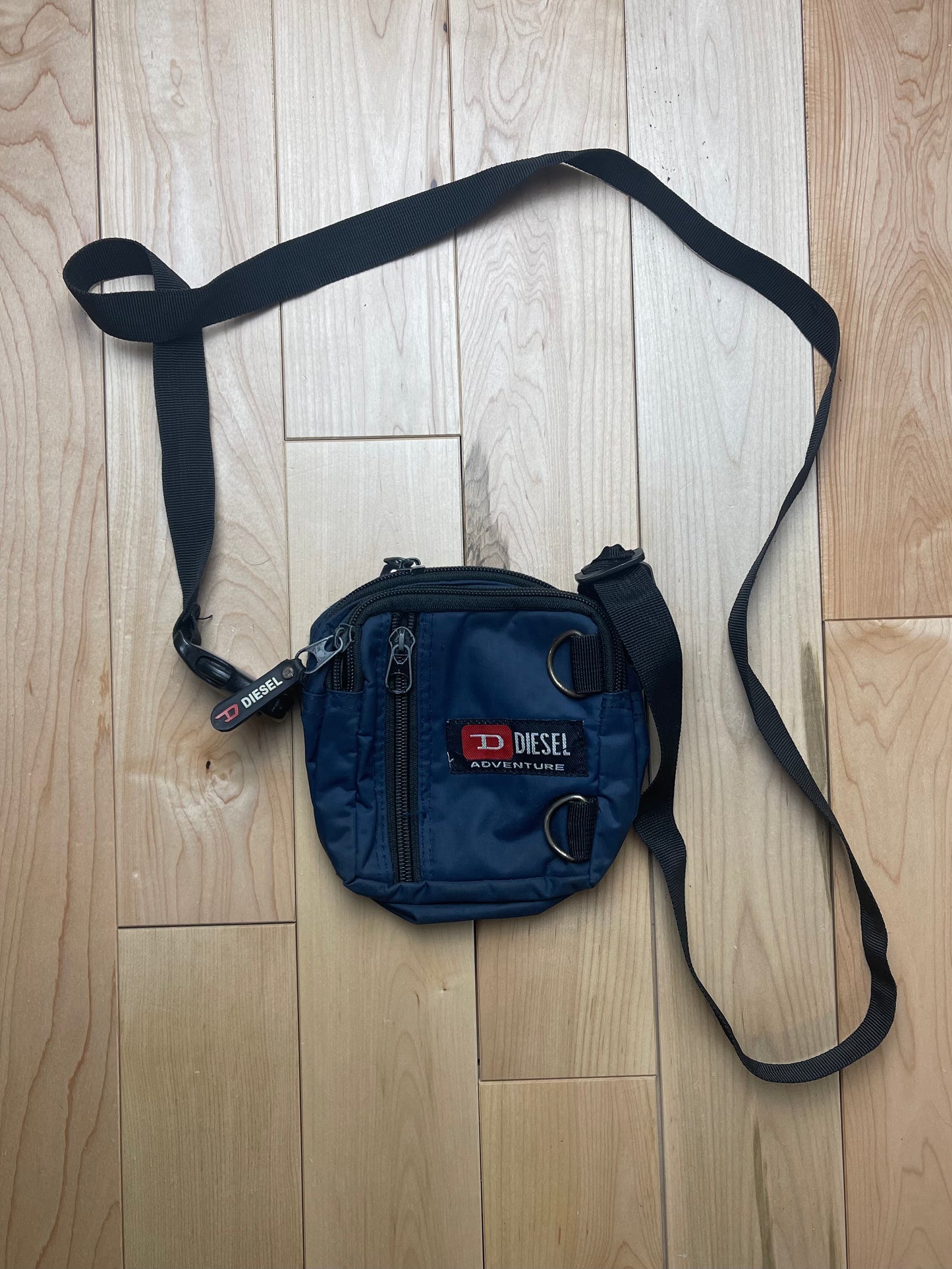 Diesel Sport Crossbody Navy Blue Sling Bag