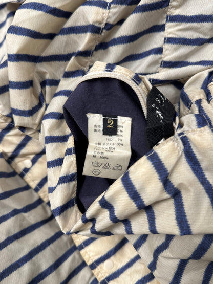 Kapital Striped Packable Hood Vest