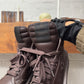 Rick Owens x Converse ‘TURBOPWN’ Chocolate Brown High Top Sneakers