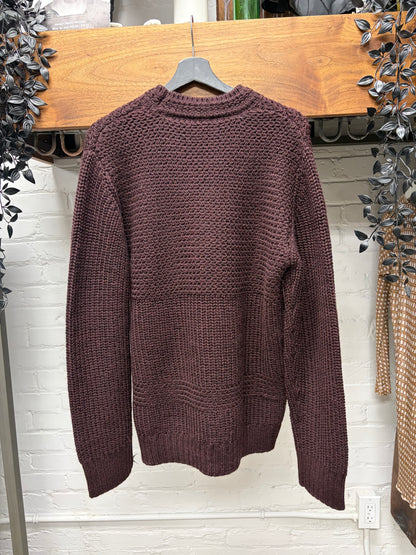 AW2017 Undercover Heavyweight Brown Wool Knit Sweater