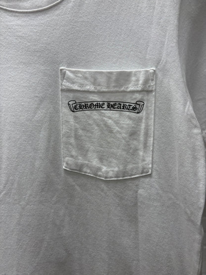 Chrome Hearts White Scroll Logo T-Shirt