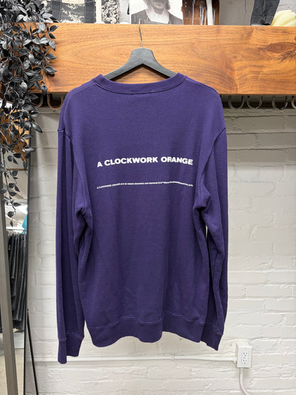 AW2018 Undercover ‘A Clockwork Orange’ Purple Graphic Sweatshirt