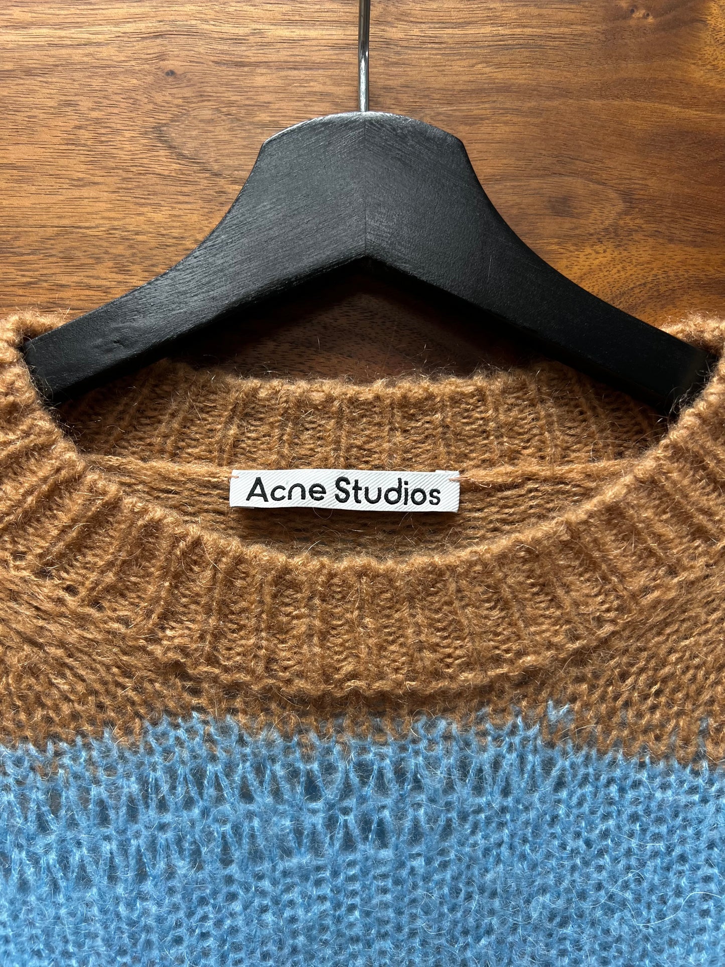 Acne Studios Alpaca/Mohair Striped Knit Sweater