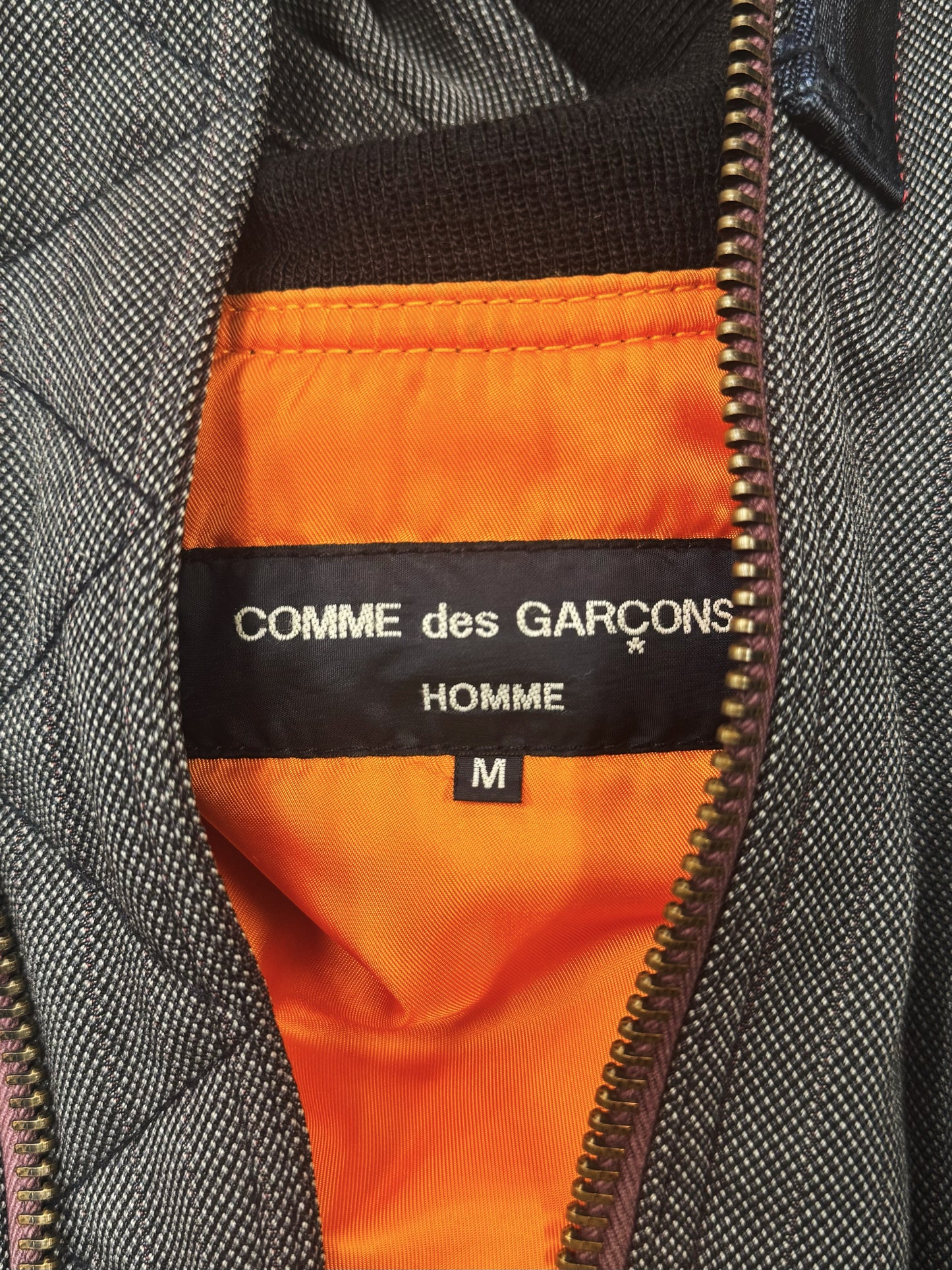 AW2006 Comme Des Garçons Homme Tweed ‘MA-1’ Bomber Jacket