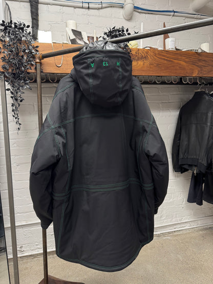 Hood by Air Down Filled ‘H31A’ Full Length Black Parka
