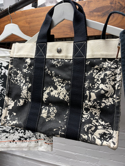 SS2004 Hermes by Martin Margiela  ‘Cheval Surprise’ Black/White Canvas Bag